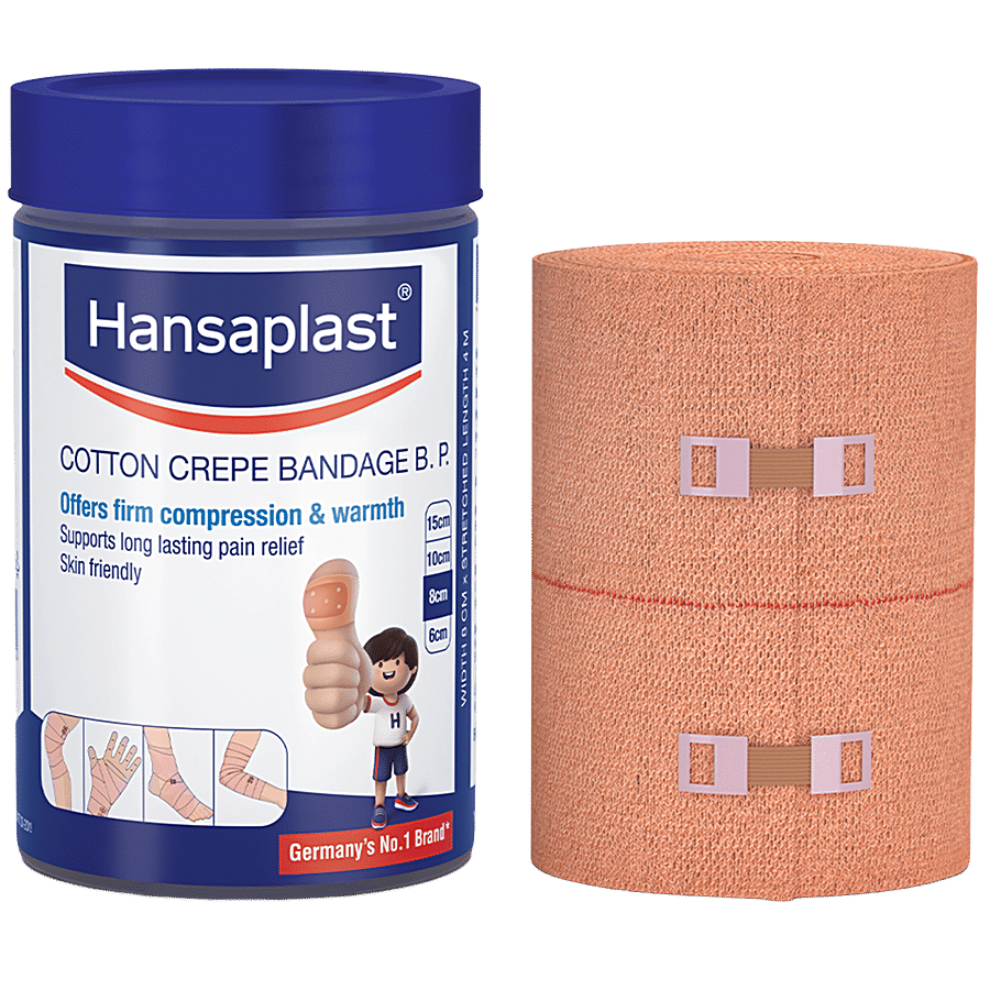 Hansaplast Cotton Crepe Bandage - 8 Cm X 4 M