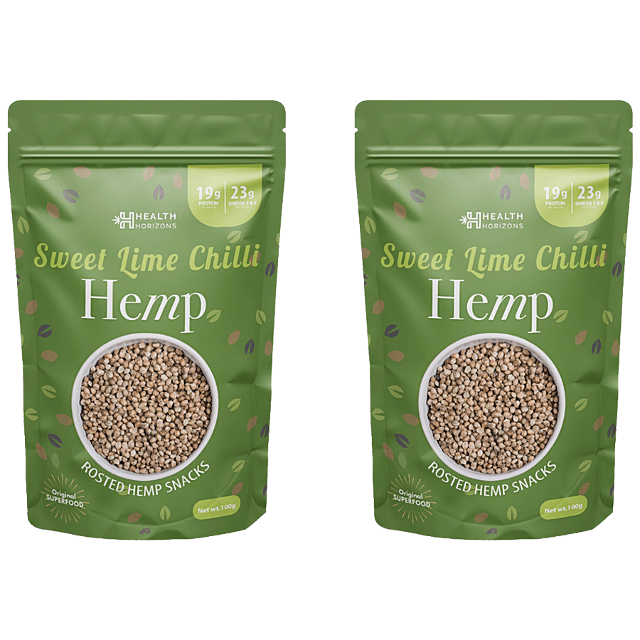 Health Horizons Hemp seeds | Sweet Lime Chilli flavour | Fatty Acids |Perfectly balanced Omega 6 and 3