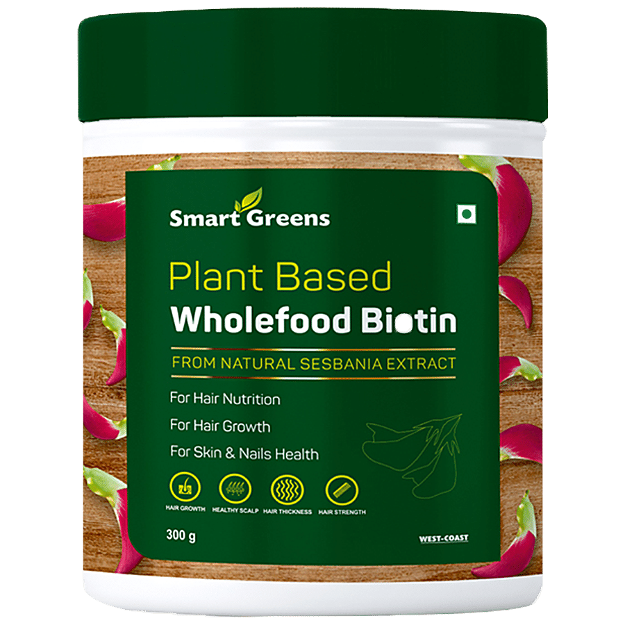 Healthvit Biotin Powder - Smart Greens Plant Based Wholefood