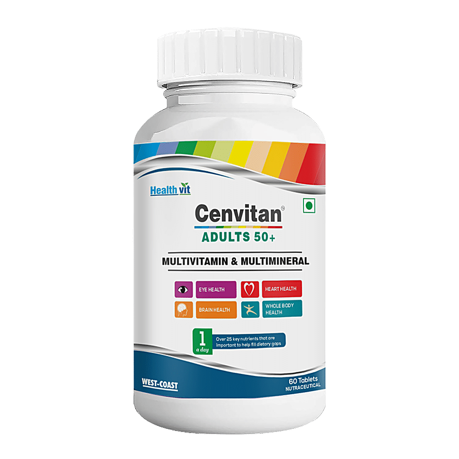 Healthvit Cenvitan Adults 50+ Multivitamin & Multimineral Tablets