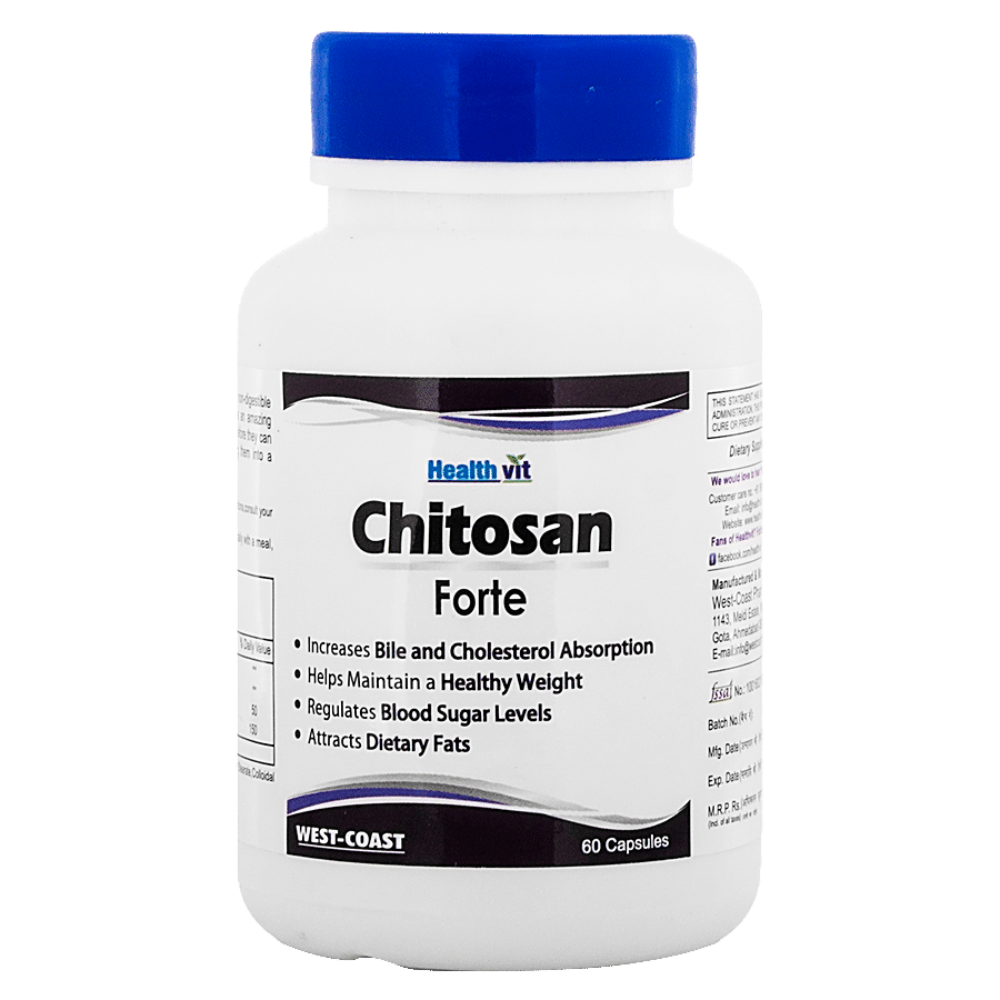 Healthvit Chitosan Forte Capsules - Maintain A Healthy Weight