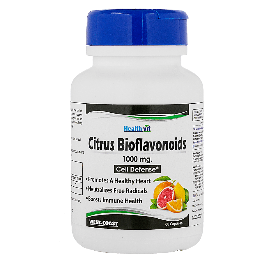 Healthvit Citrus Bioflavonoids 1000 mg Capsules - Cell Defense