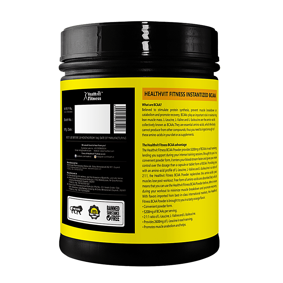 Healthvit Fitness BCAA - 5200 mg