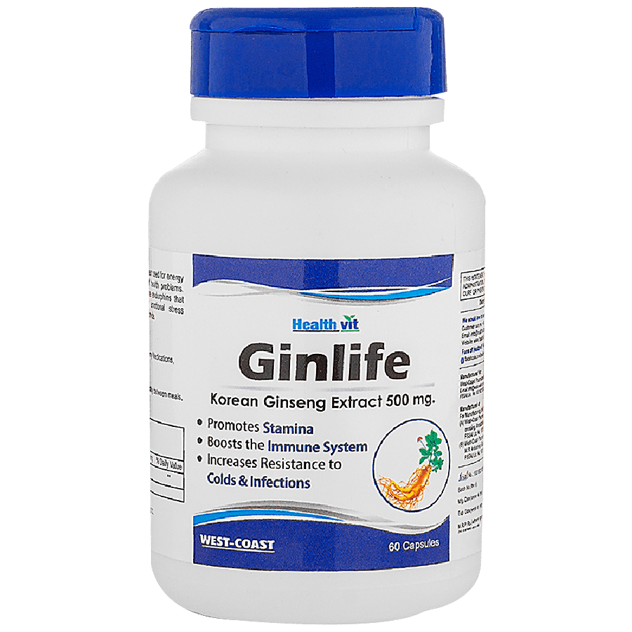 Healthvit Ginlife Capsule - With Korean Ginseng Extract