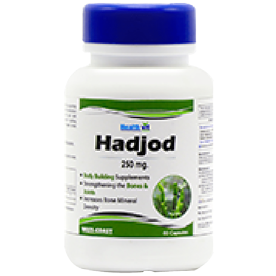 Healthvit Hadjod 250 mg Capsules - Strengthens Bones