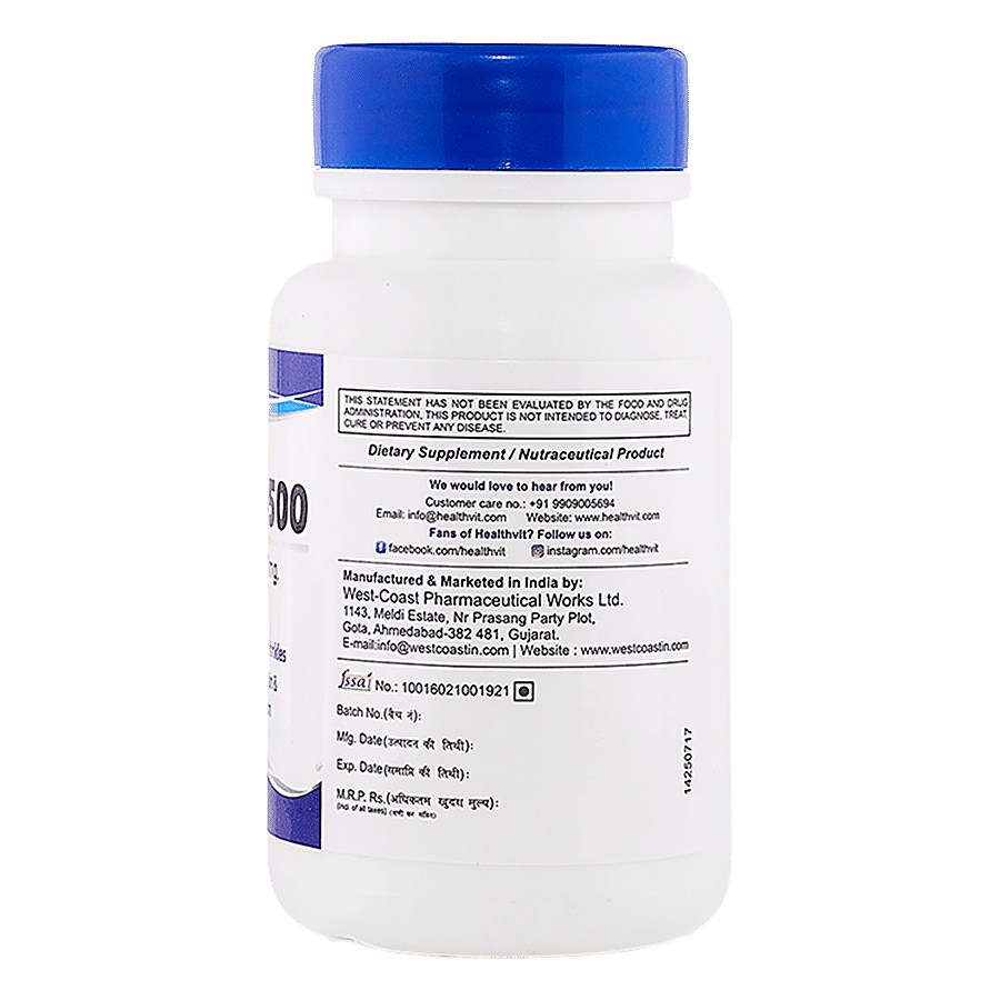 Healthvit Nianeed-500 Niacinamide 500 mg Tablets