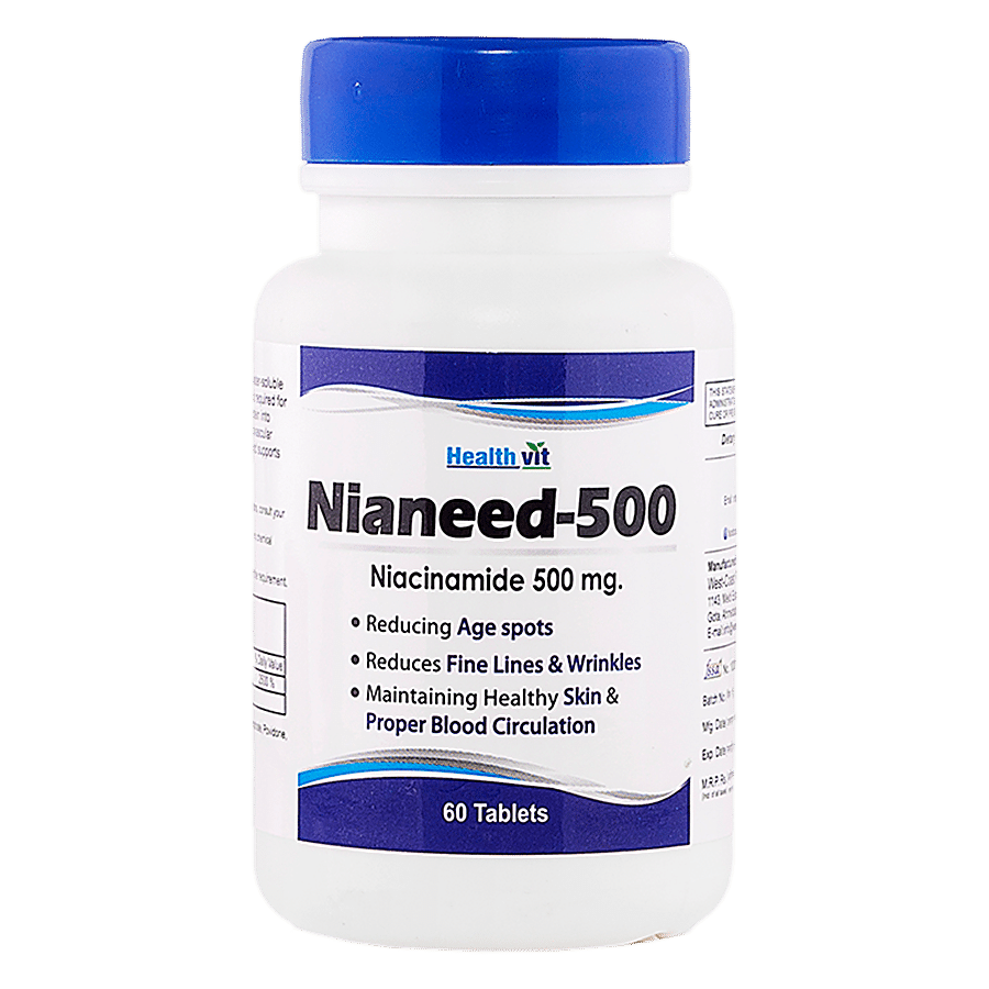 Healthvit Nianeed-500 Niacinamide 500 mg Tablets