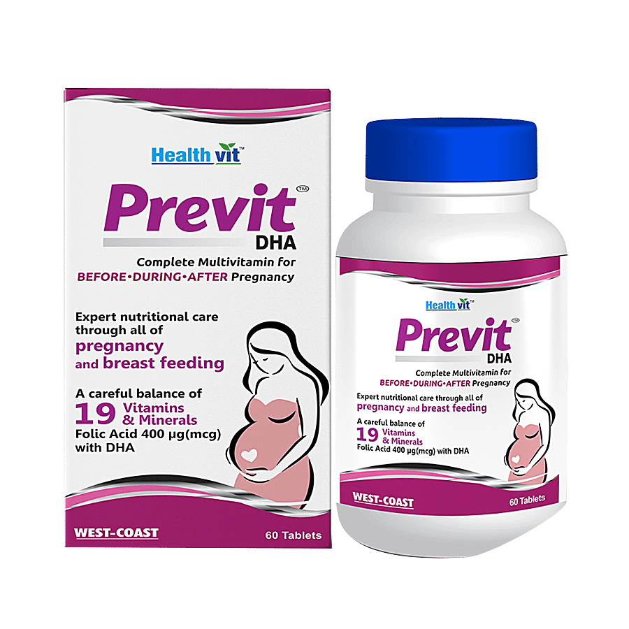 Healthvit Previt DHA Multivitamin Tablet - For Before