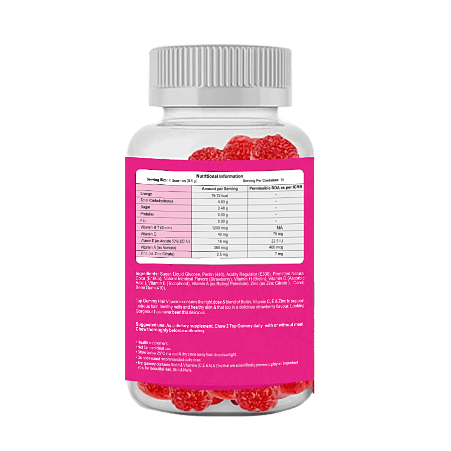 Healthvit Top Gummy - Silky Hair Vitamins With Vitamin C