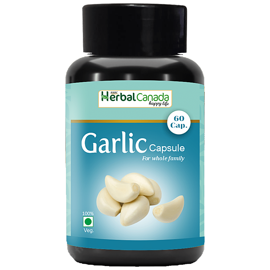 Herbal Canada Garlic Capsule - Ayurvedic Medicine