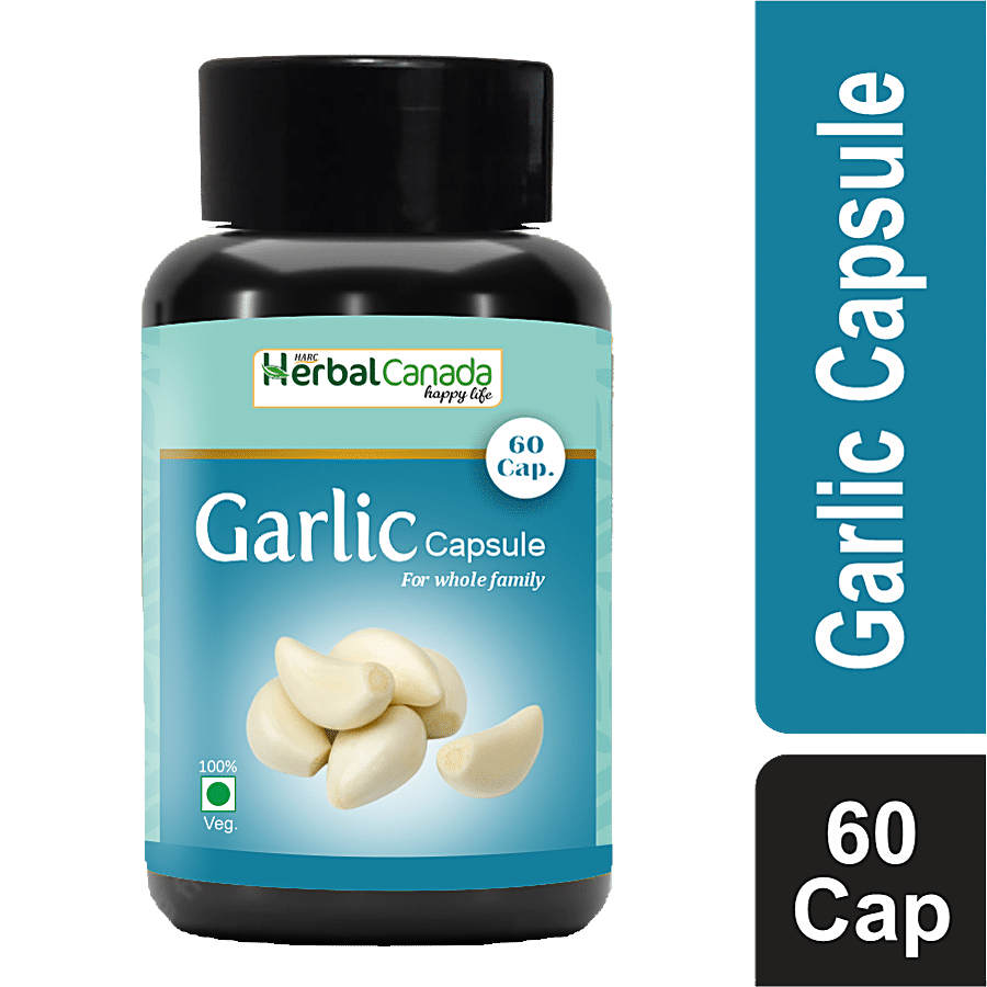 Herbal Canada Garlic Capsule - Ayurvedic Medicine