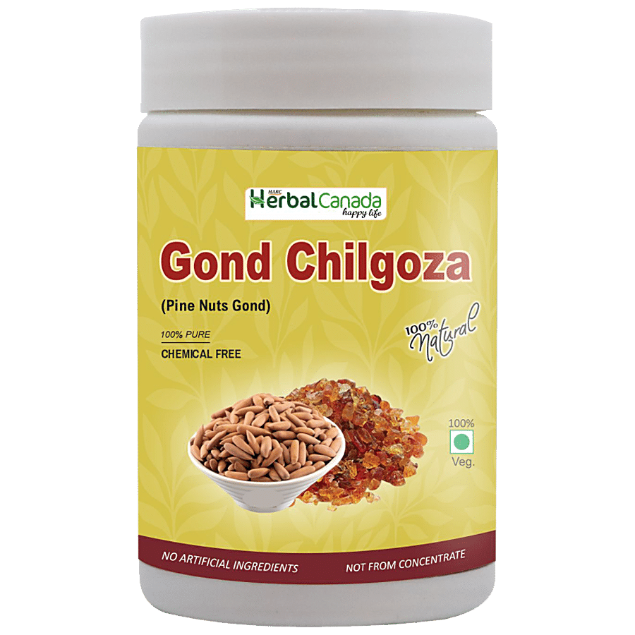 Herbal Canada Pine Nuts/Chilgoza Gond - 100% Natural & Pure