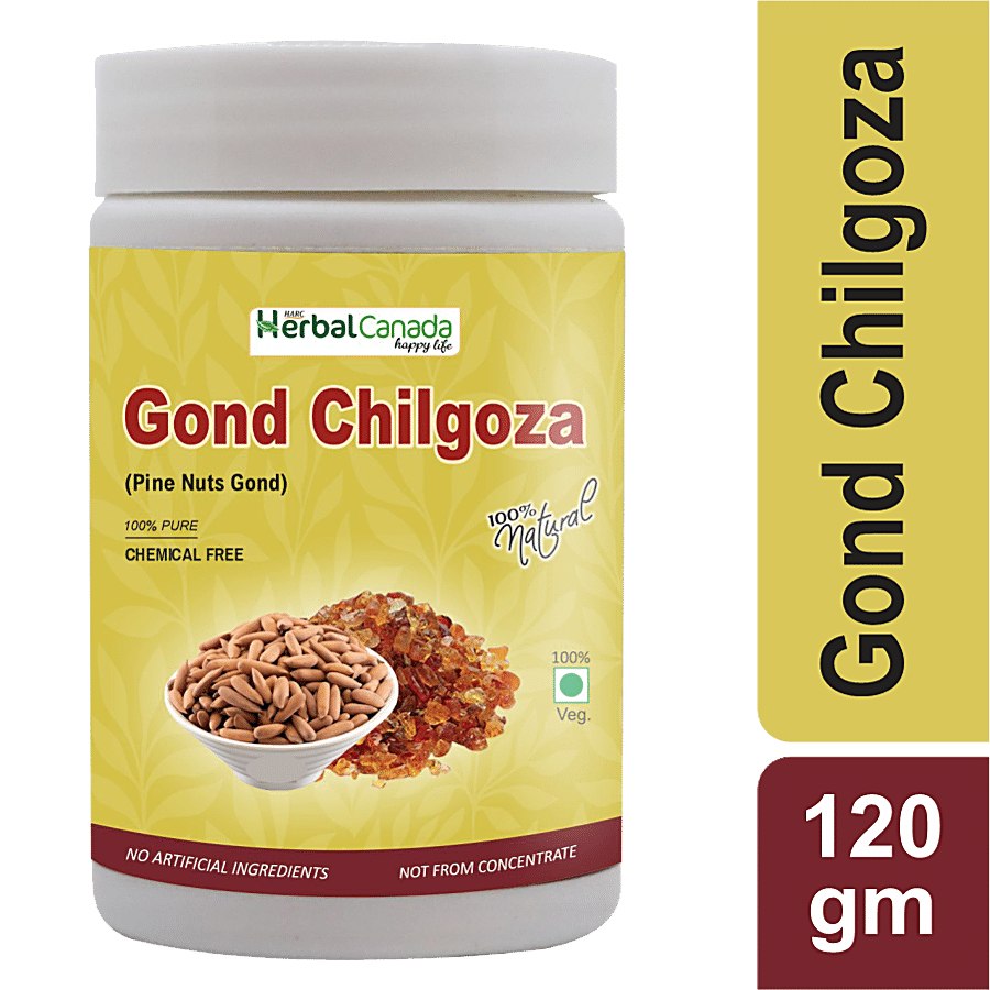 Herbal Canada Pine Nuts/Chilgoza Gond - 100% Natural & Pure