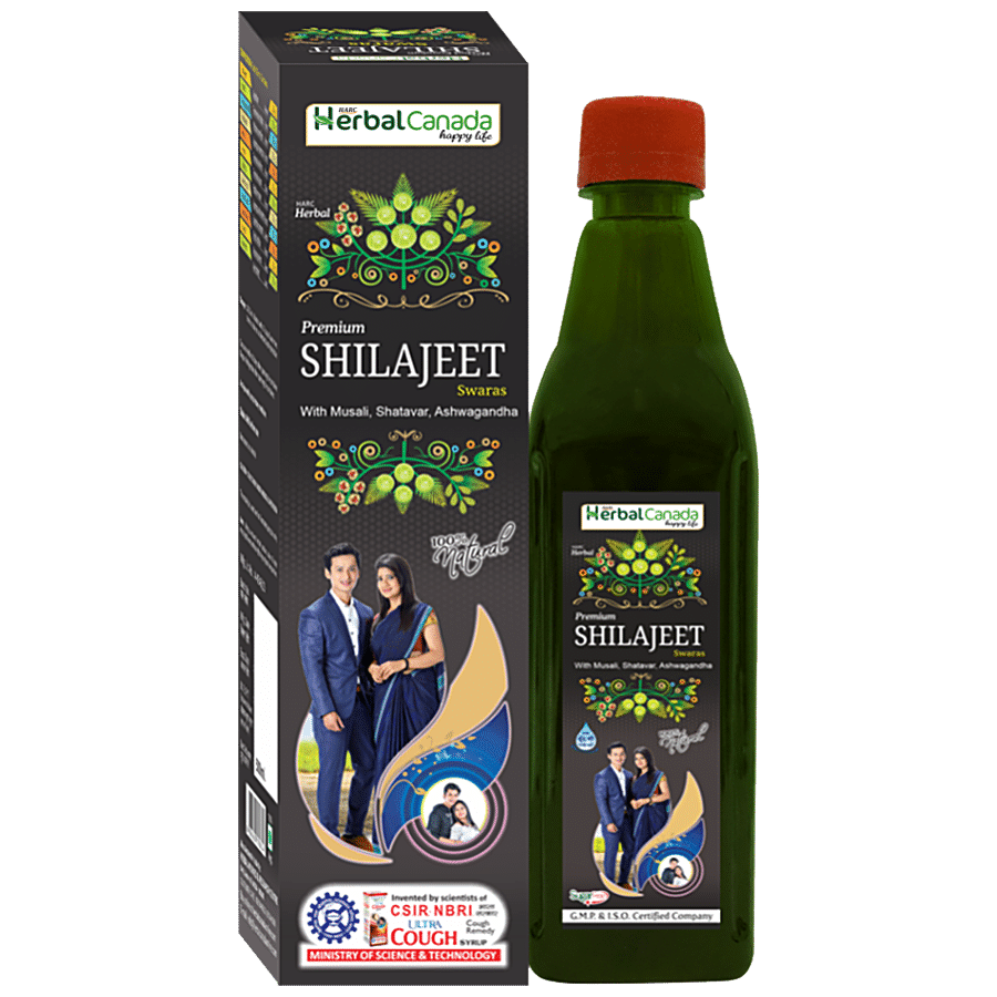 Herbal Canada Premium Shilajeet Swaras - 100% Natural