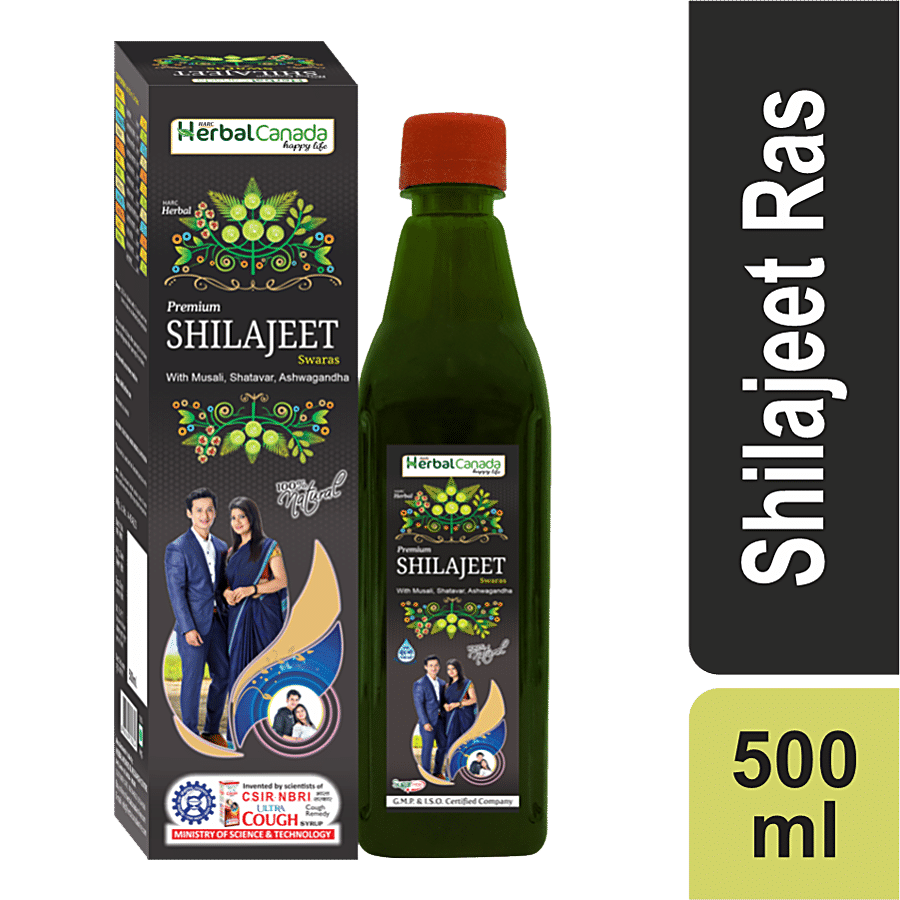 Herbal Canada Premium Shilajeet Swaras - 100% Natural