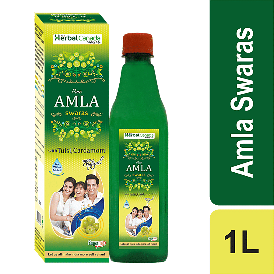 Herbal Canada Pure Amla Swaras - With Tulsi & Cardamom