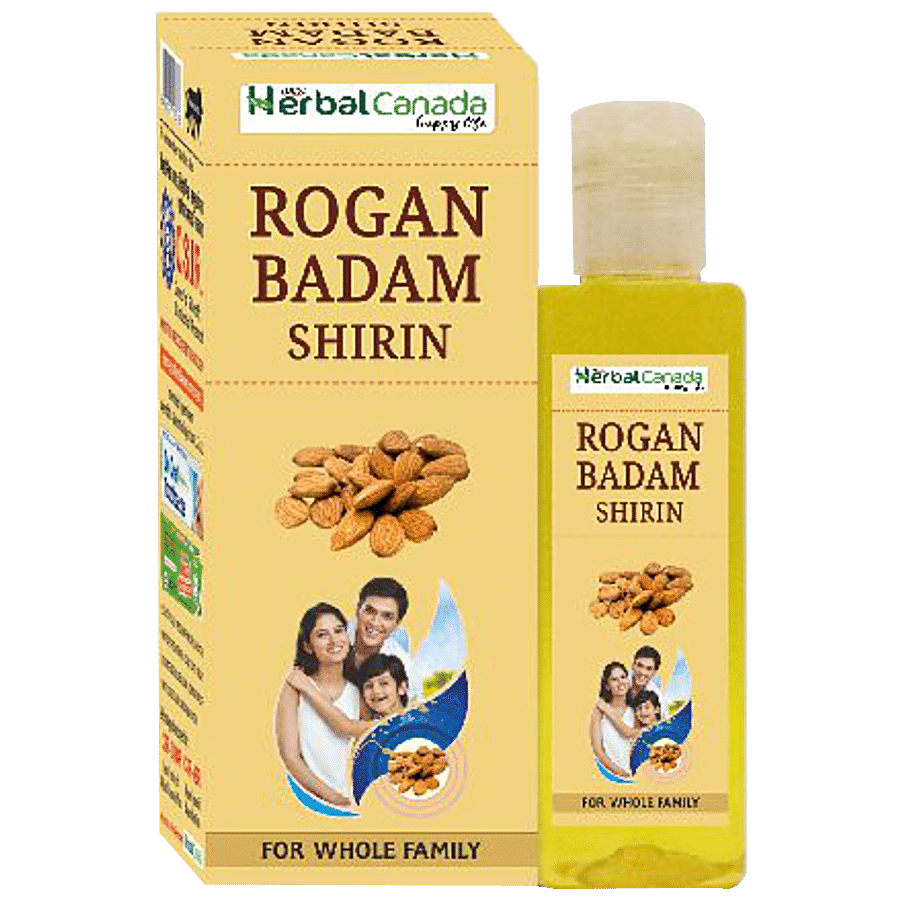 Herbal Canada Rogan Badam Oil - 100% Natural & Pure