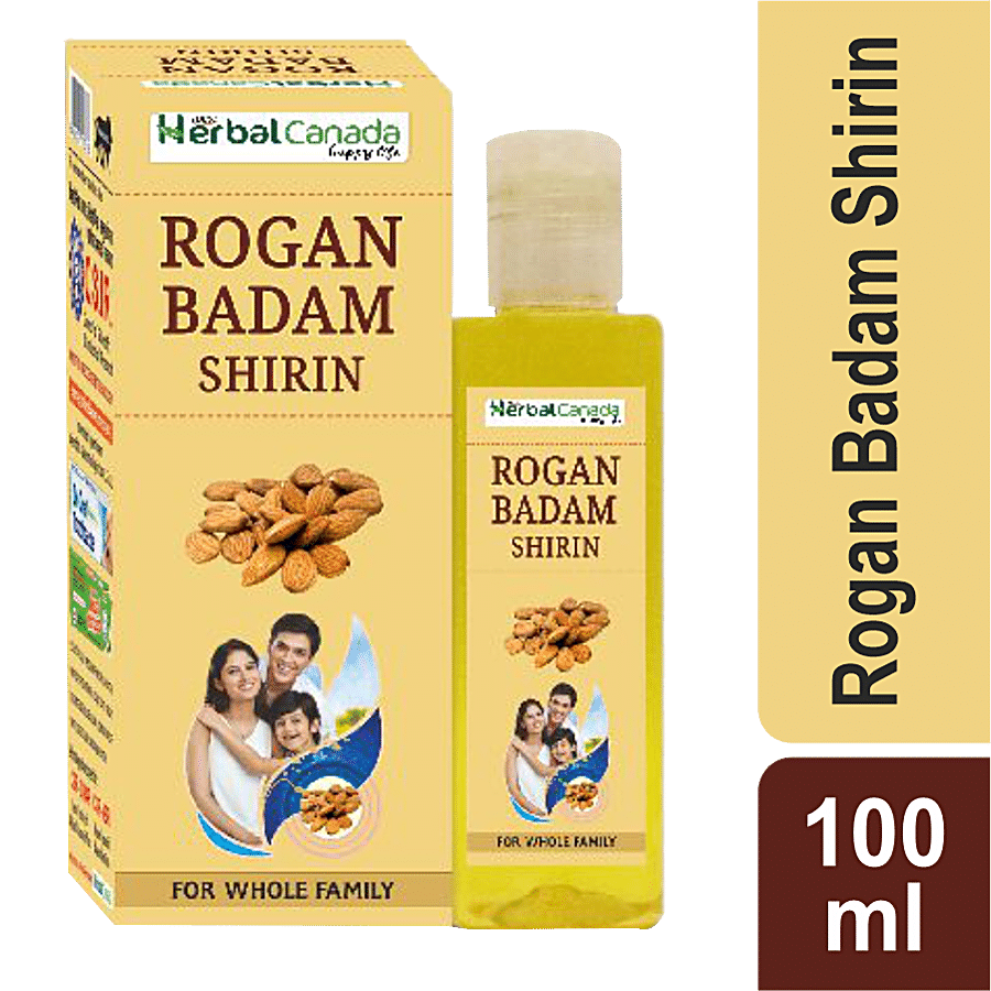 Herbal Canada Rogan Badam Oil - 100% Natural & Pure