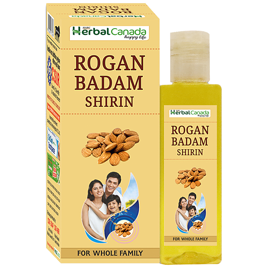 Herbal Canada Rogan Badam Shirin/Almond Oil - 100% Pure