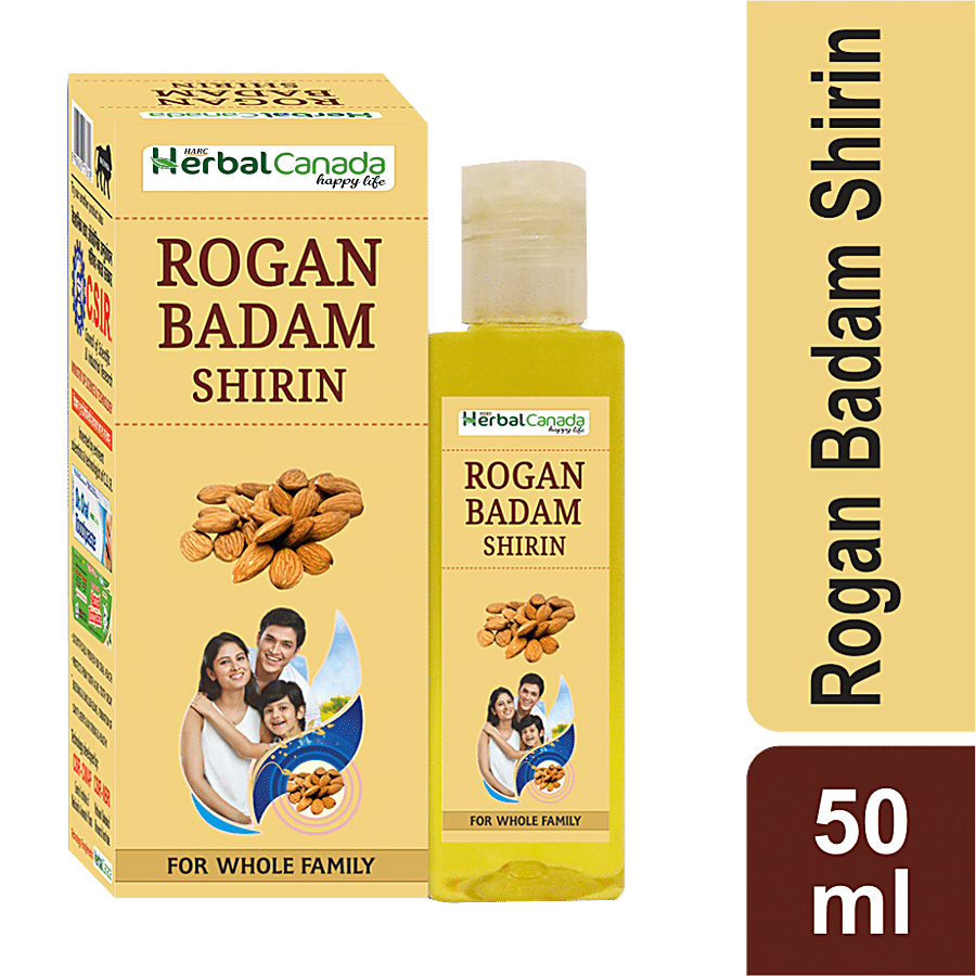 Herbal Canada Rogan Badam Shirin/Almond Oil - 100% Pure