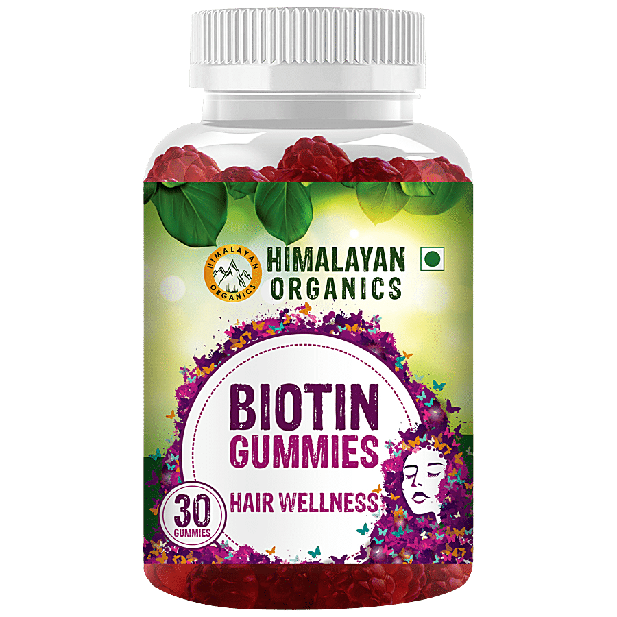 Himalayan Organics Biotin Gummies - For Hair Growth