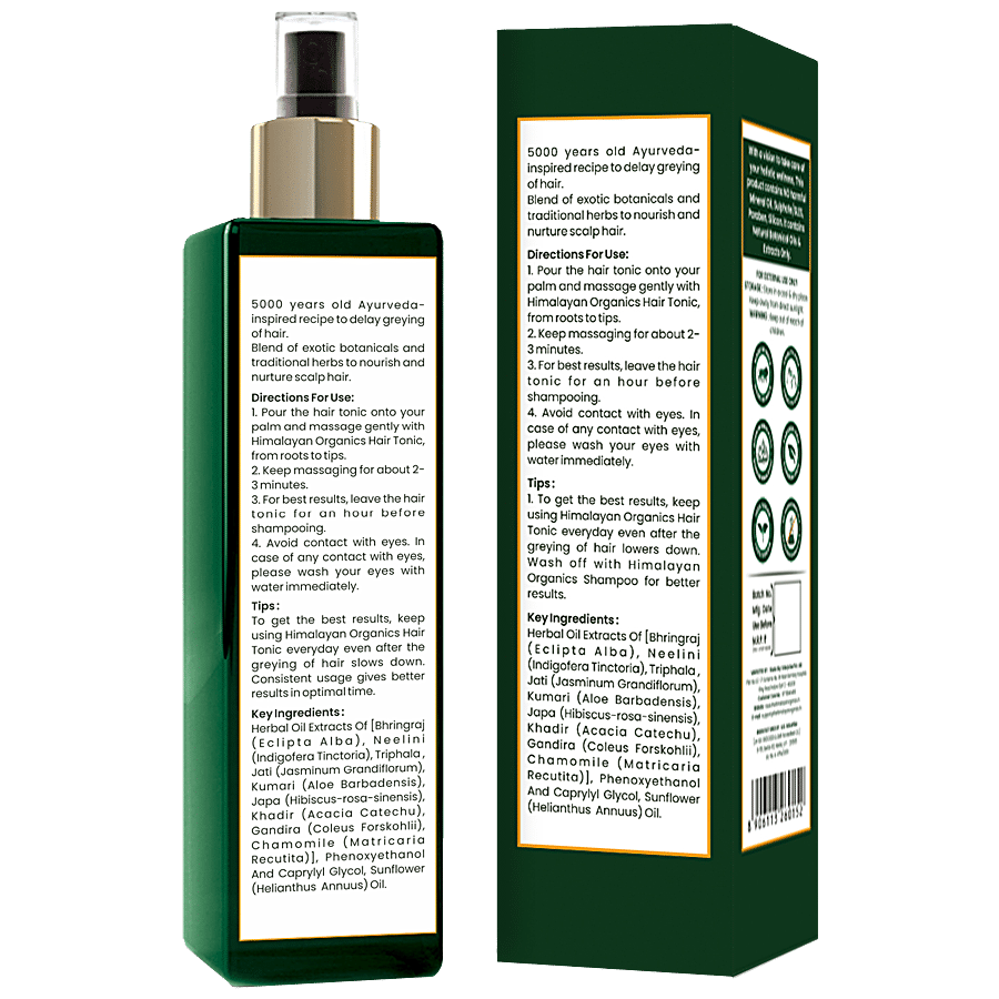 Himalayan Organics Hair Tonic - Boosts Growth