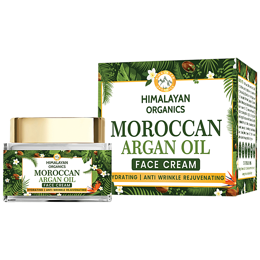 Himalayan Organics Moroccan Argan Oil Face Cream - Hydrating