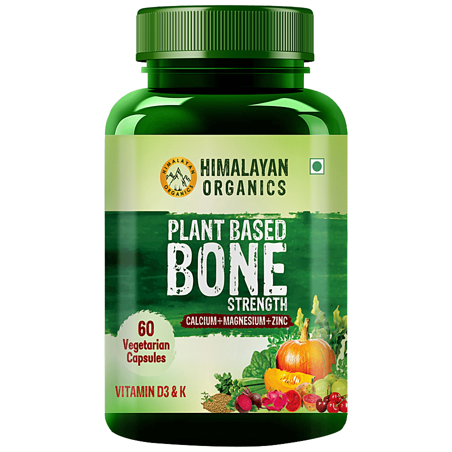 Himalayan Organics Plant Based Bone Strength Capsules - For Healthy Joints