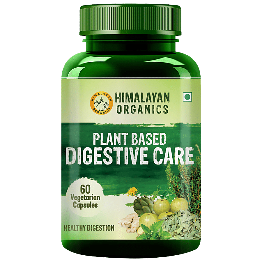 Himalayan Organics Plant Based Digestive Care Capsules - Strengthens Immune System