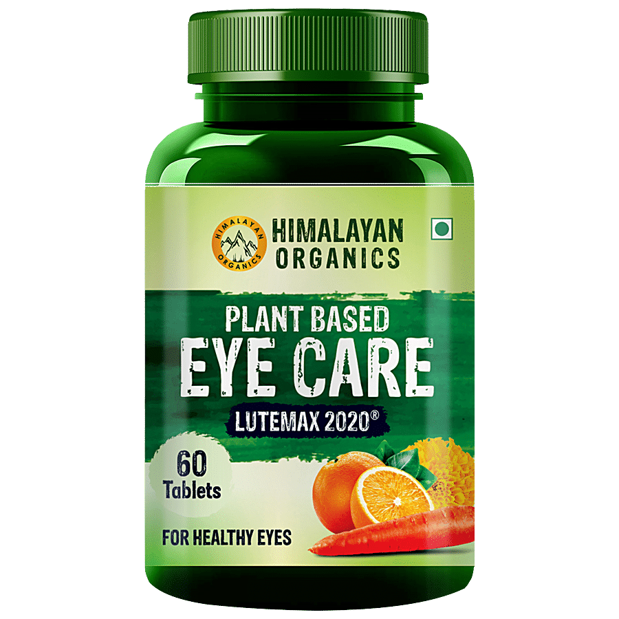 Himalayan Organics Plant Based Eye Care Tablets - Improves Vision