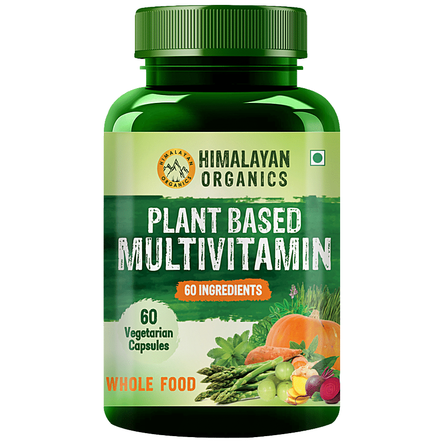 Himalayan Organics Plant Based Multivitamin Capsule - Boosts Immunity