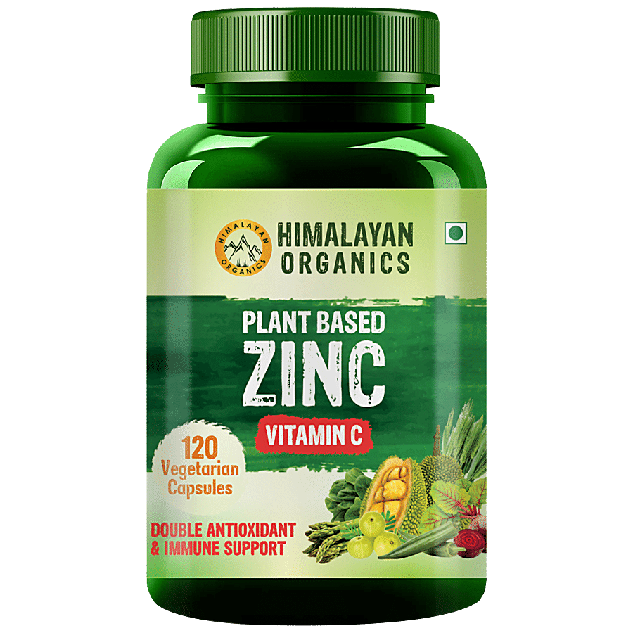 Himalayan Organics Plant Based Zinc - With Vitamin C