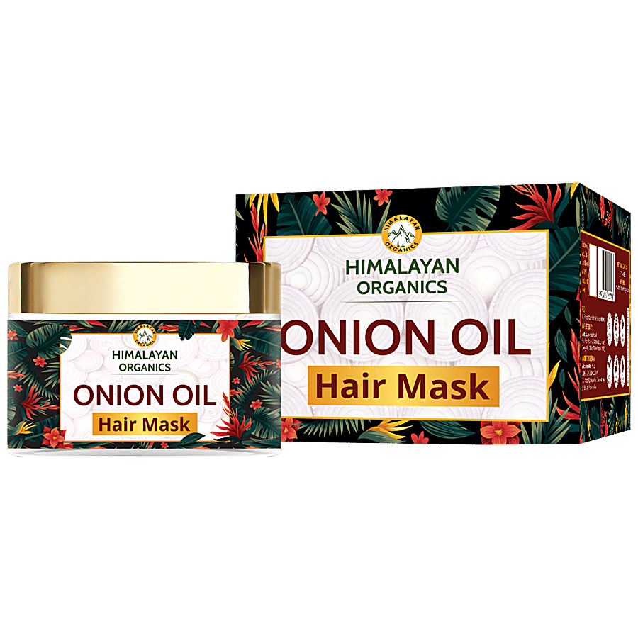 Himalayan Organics Red Onion Oil Hair Mask - With Bhringraj