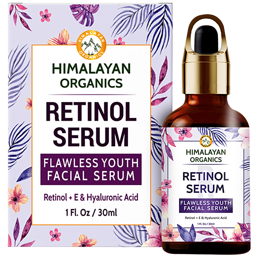 Himalayan Organics Retinol Facial Serum - With Hyaluronic Acid