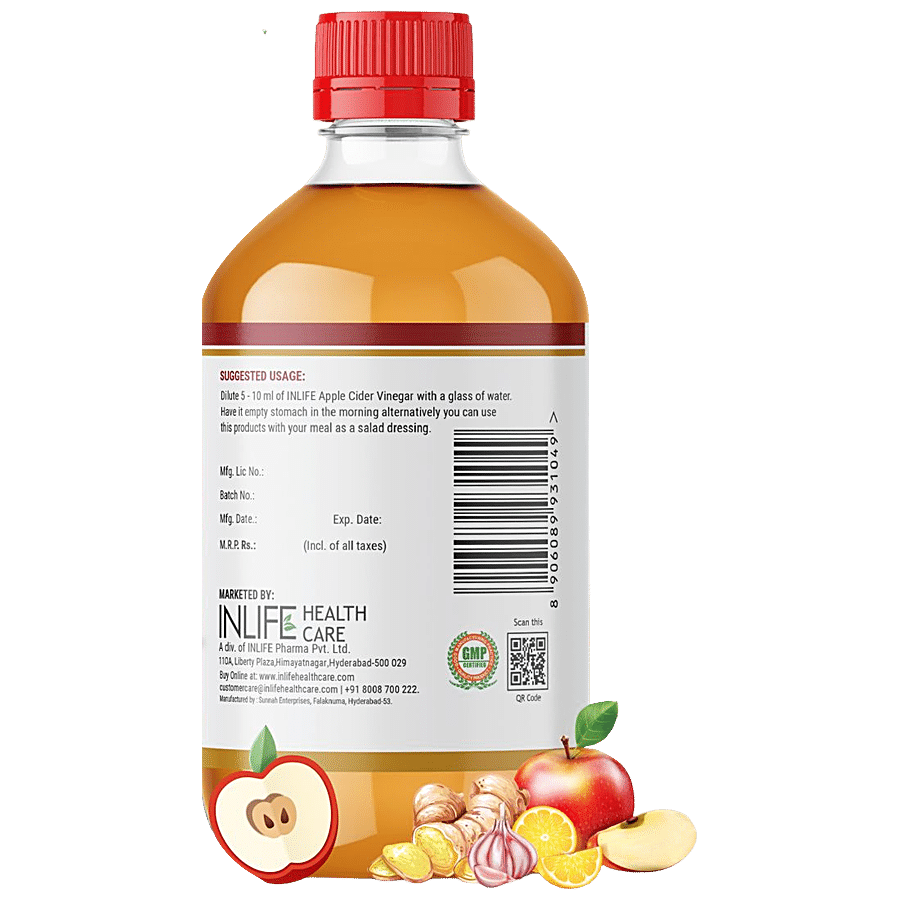 INLIFE Apple Cider Vinegar - With The Mother