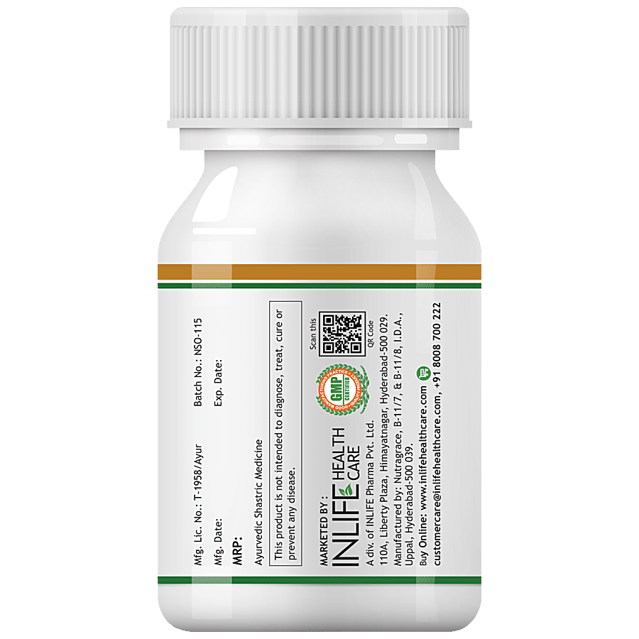 INLIFE Neem Seed Oil 500 Mg Capsules - For Healthcare & Wellness