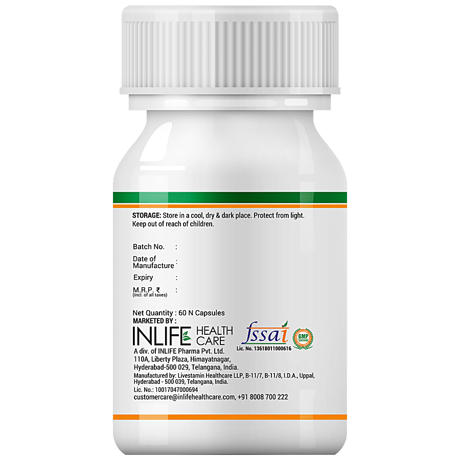 INLIFE Prebiotic & Probiotics Forte Capsules - 25 Billion CFU