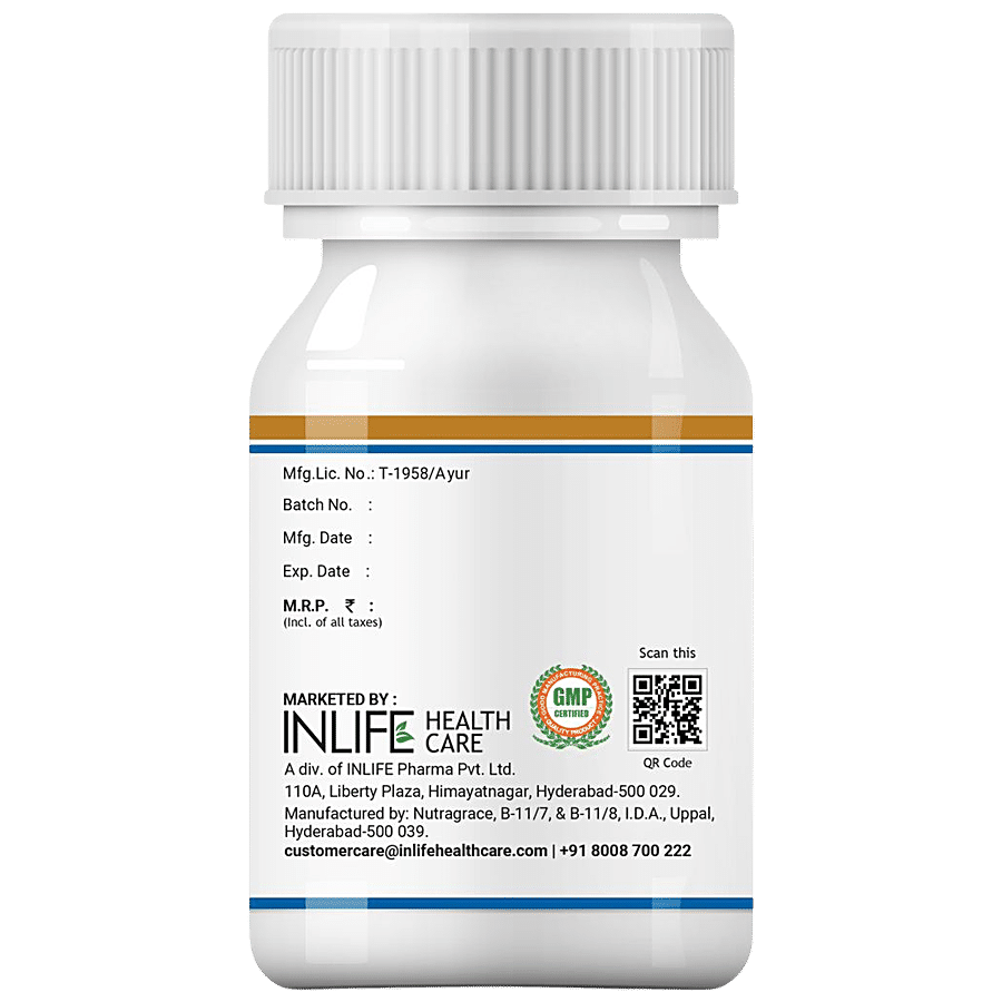 INLIFE Pure MCT Oil 500 Mg Capsules - C8 C10 Keto Diet Friendly