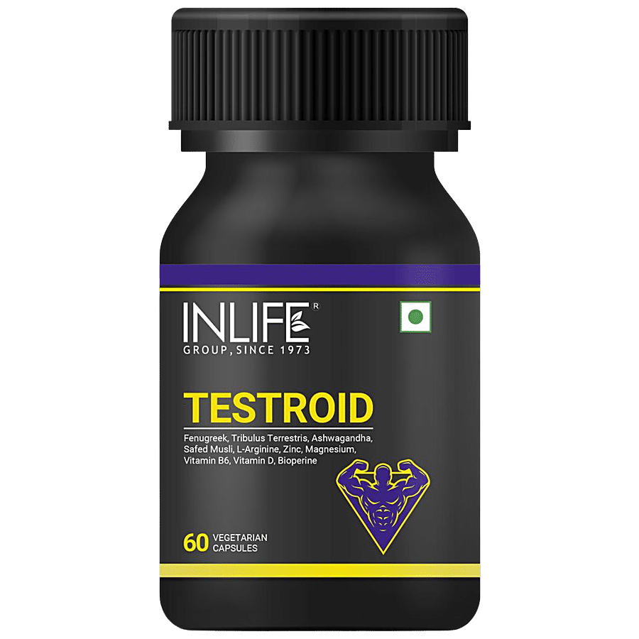 INLIFE Testroid Capsules - Testosterone