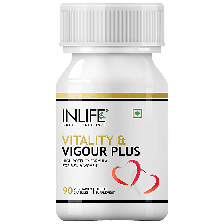 INLIFE Vitality & Vigour Plus Capsules - High Potency Formula