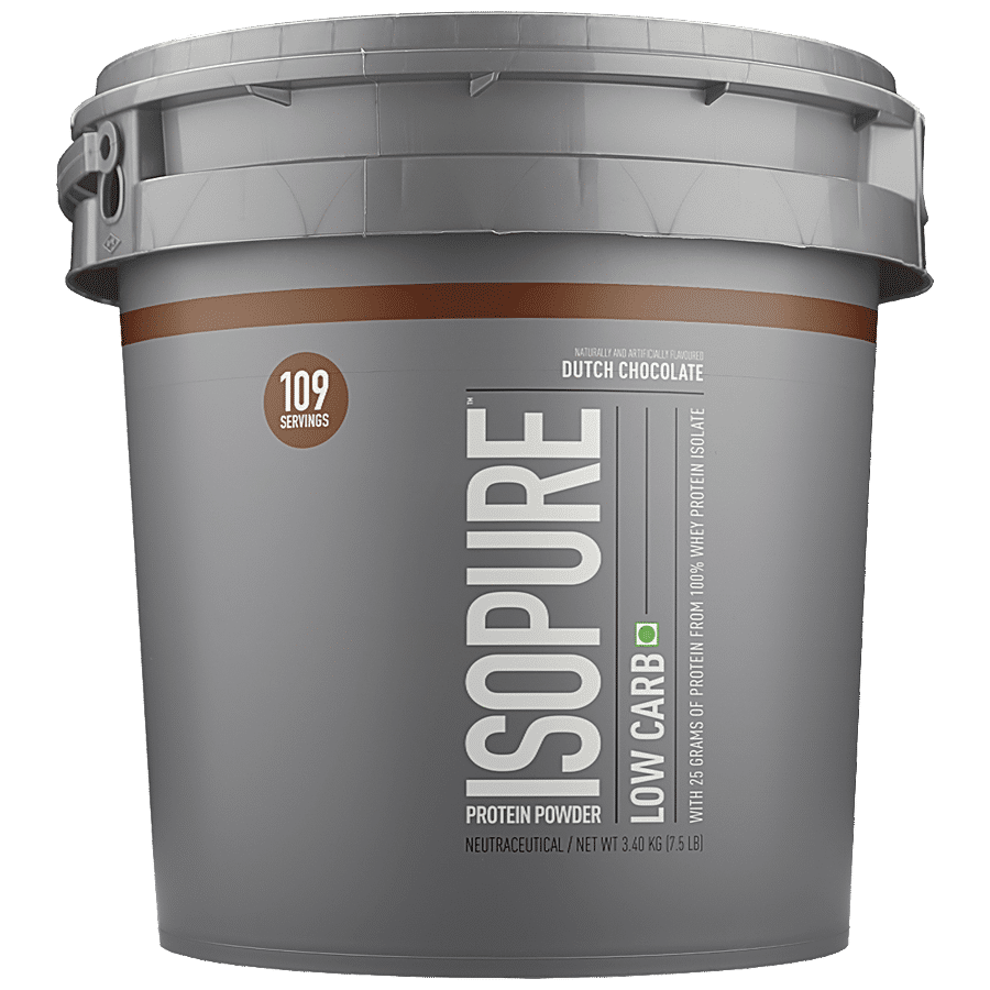 Isopure Low Carbs 100% Whey Protein Isolate - Dutch Chocolate