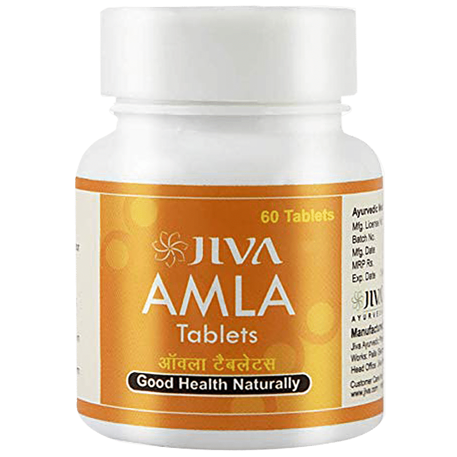 Jiva Ayurveda Amla Tablet - Rich In Vitamin C