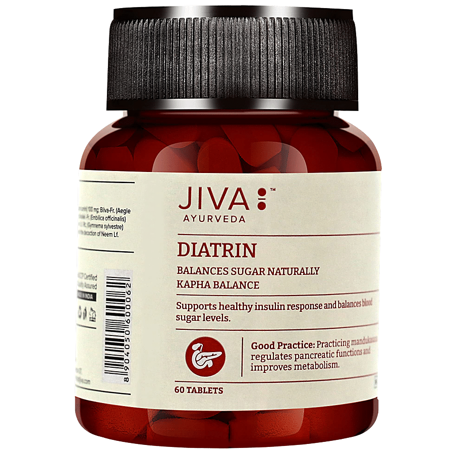 Jiva Ayurveda Diatrin Tablet - Controls Sugar Naturally