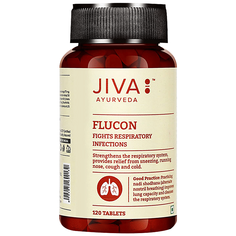 Jiva Ayurveda Flucon Tablet - Fights Allergy Naturally