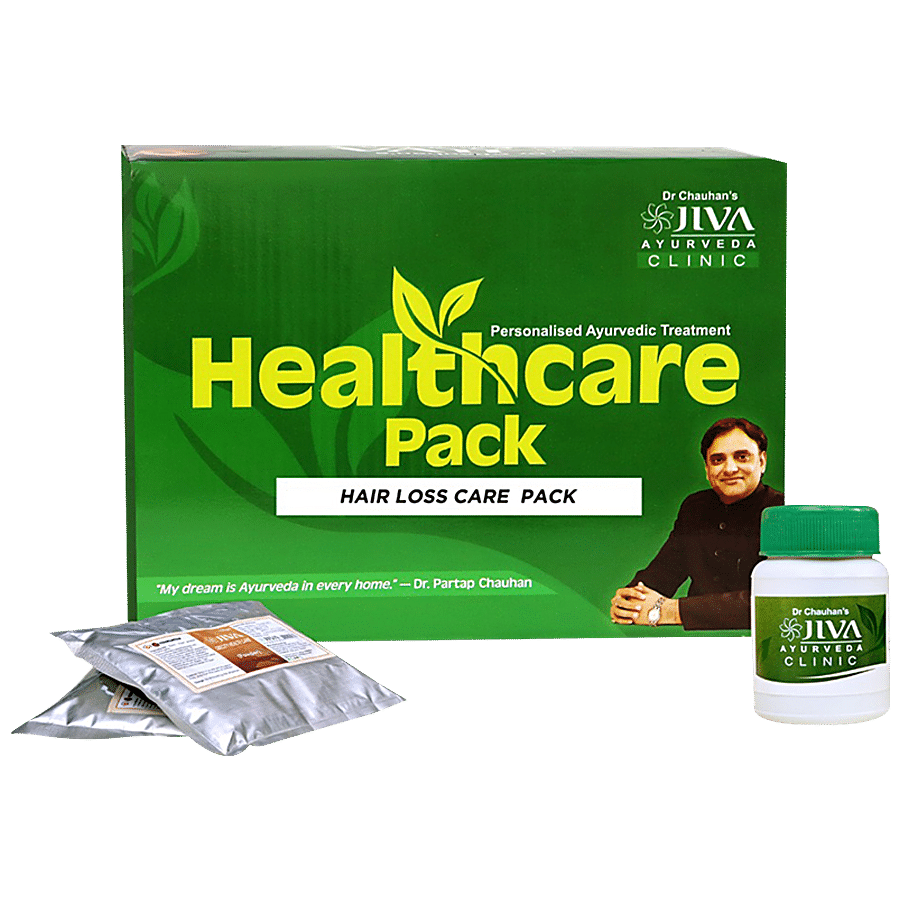 Jiva Ayurveda Hair Loss Health Care Pack - For 30 Days