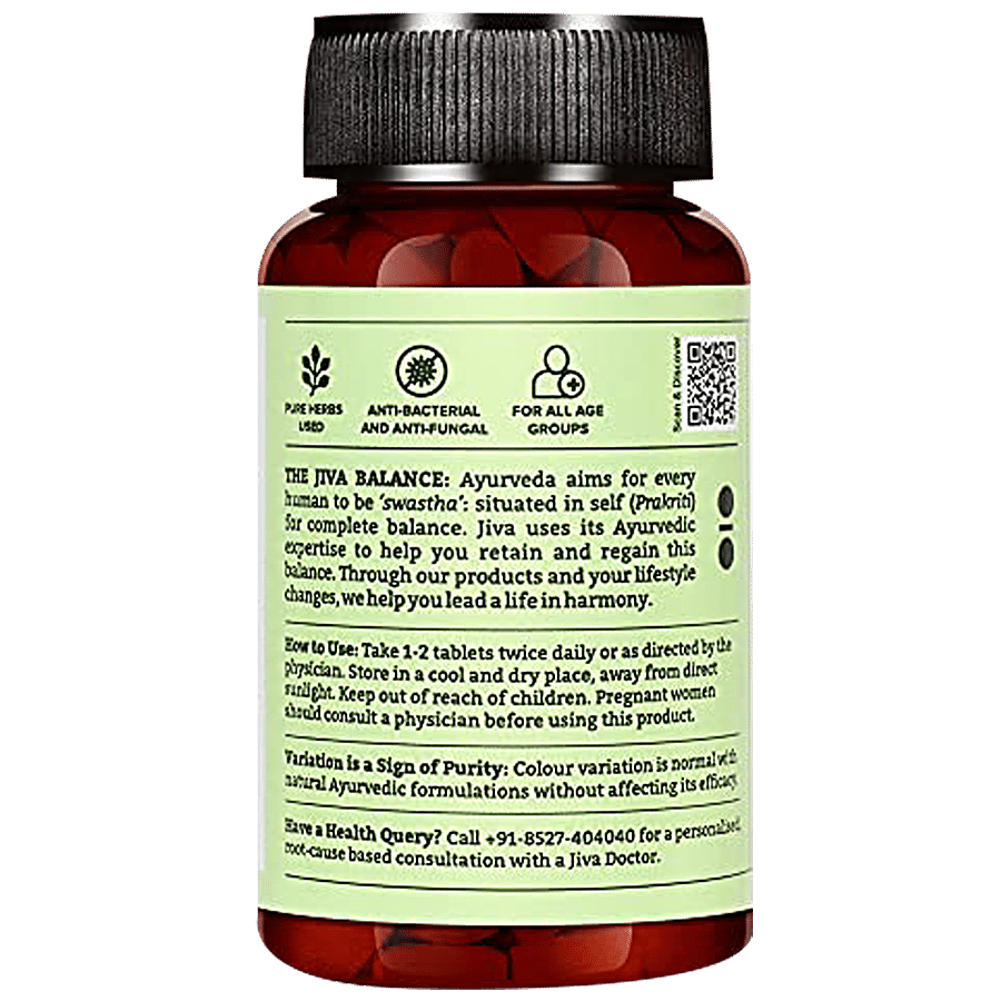 Jiva Ayurveda Neem Tablet - For Blood Purification