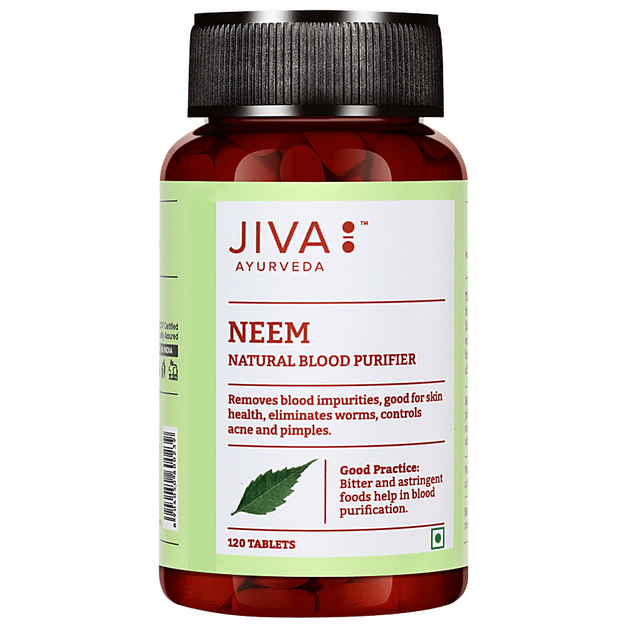 Jiva Ayurveda Neem Tablet - For Blood Purification