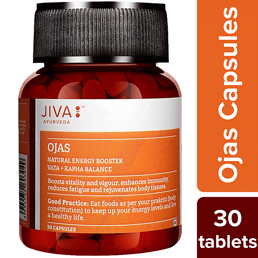 Jiva Ayurveda Ojas Dietary Supplement Capsule - Boosts Immunity