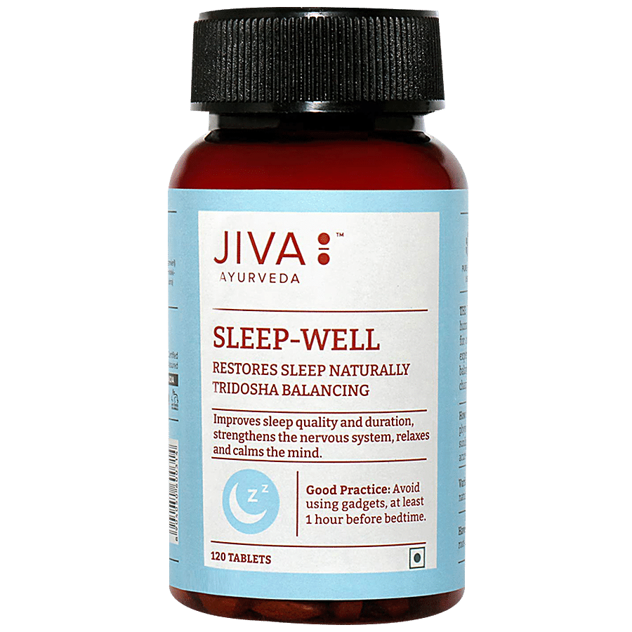 Jiva Ayurveda Sleep-Well Tablet - Effective In Sleep Disorders