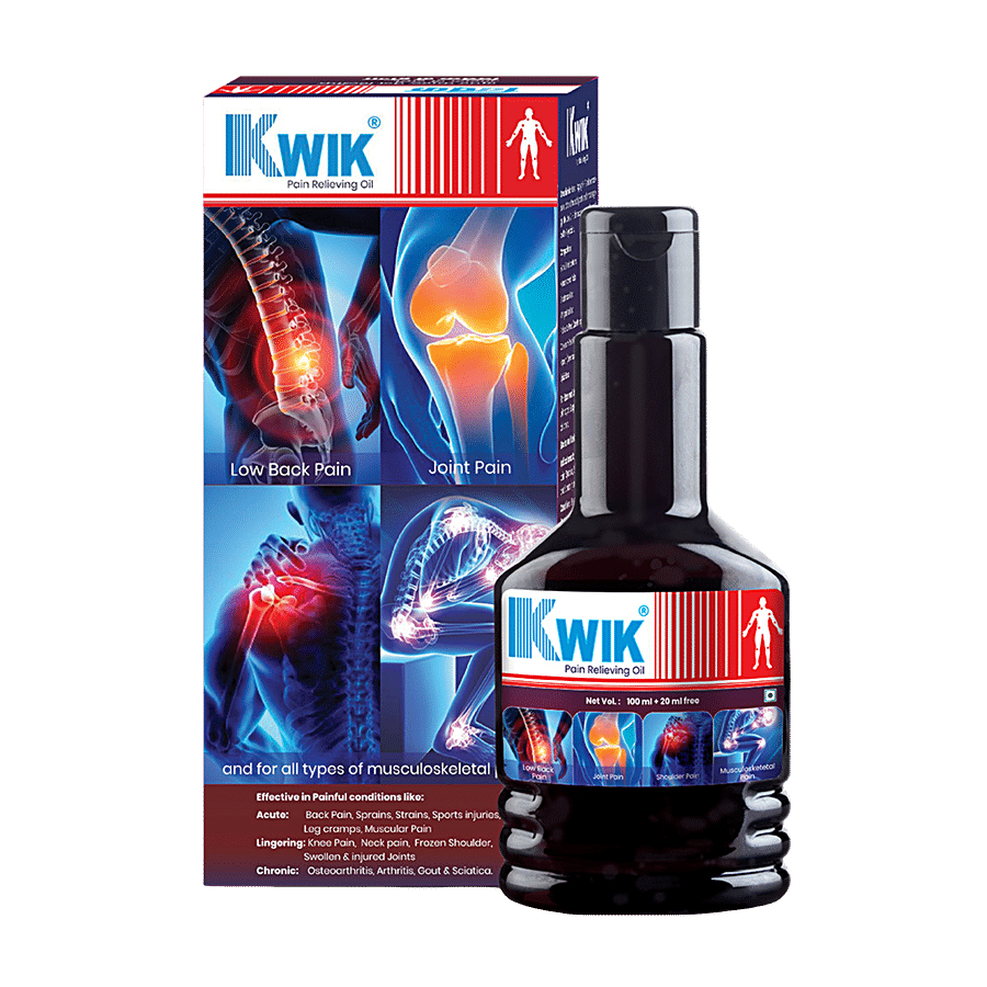 KWIK Pain Relieving Oil - Ayurvedic